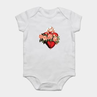 Immaculate Heart of Mary Vintage Baby Bodysuit